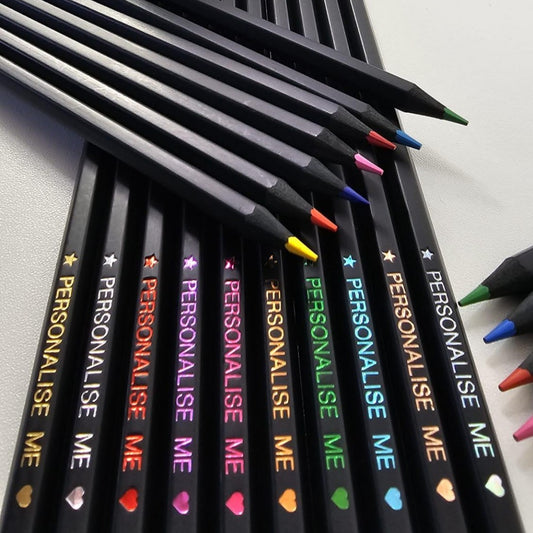 Personalised Colouring Pencils - 12 Pack