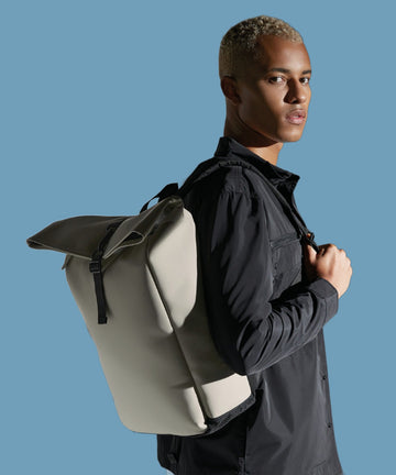 Bansky Matte Roll-Top Backpack