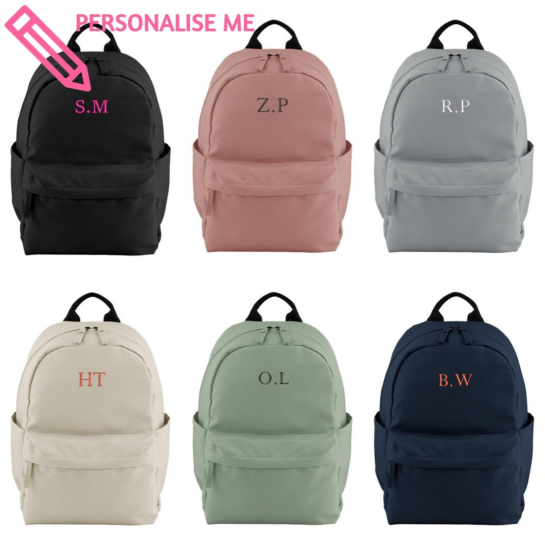 Label Mini Backpack Personalised Premium Recycled Mini Backpack