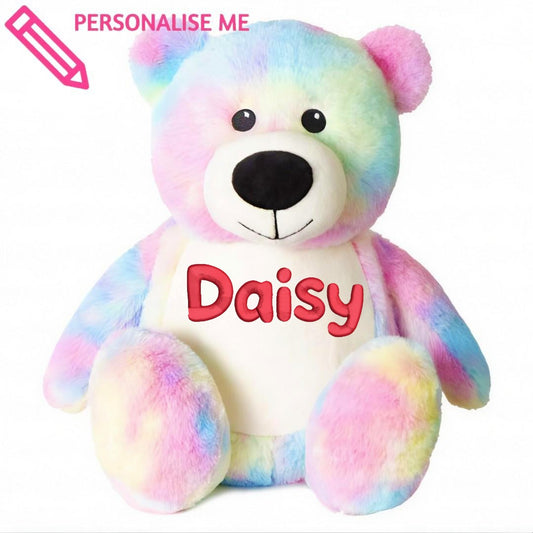 Personalised Teddy Bear Tie Dye