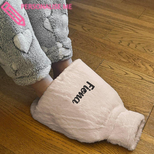 Personalised Luxury Foot Hot Water Bottle
