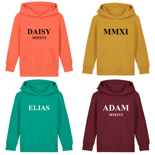 Premium Children's Roman Numeral Hoodie