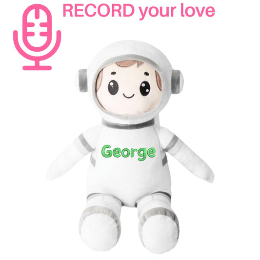 Personalised Voice Recorder Astronaut Teddy